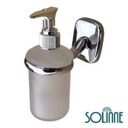 Дозатор для жидкого мыла стеклянный SOLINNE 7283