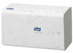 Листовые бумажные полотенца Tork Advanced Singlefold 290163 H3 250л (пач)