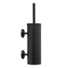 Ершик для унитаза MERIDA OPTIMUM настенный металл черный / GIC345
