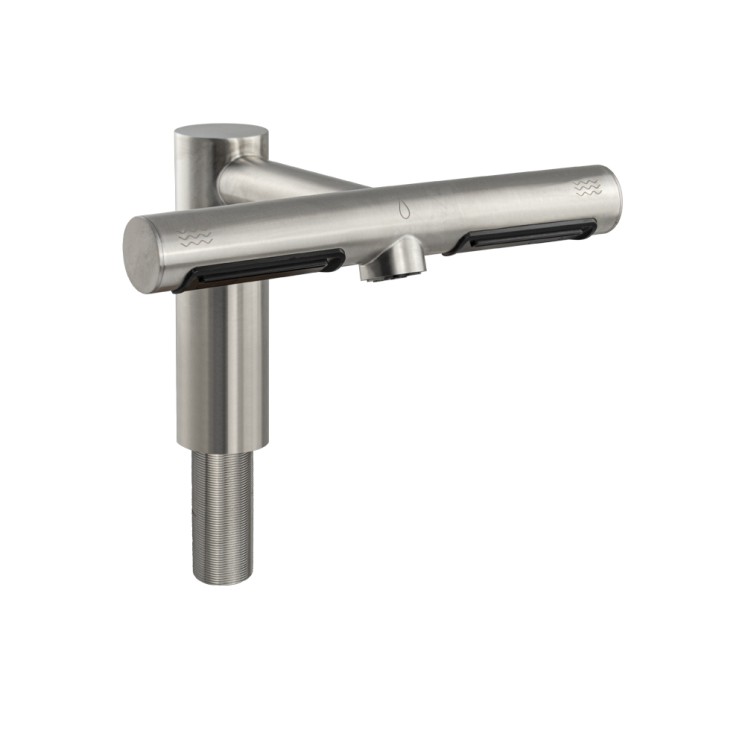 Смеситель для раковины GFmark сенсорный со встроенной сушилкой для рук Сатин / 6858-S