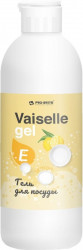 1631-05 Моющий гель для посуды PRO-BRITE Vaiselle Gel Lemon / с витамином "Е" / 500 мл