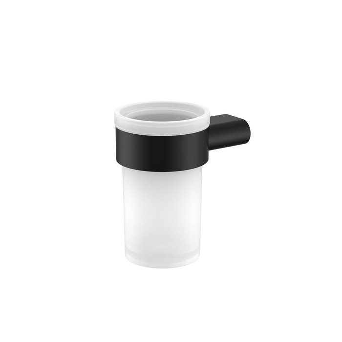 Стакан для щеток IDDIS подвесной латунь Черный матовый / PETBLSGi45