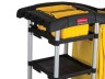 Тележка для уборки Rubbermaid с мешком 126.4 х 55.9 х 111.8 см Черный / FG9T7200BLA