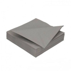 Салфетки бумажные Duni двухслойные, серые, 33х33 см 50 шт (упак.) / 50373