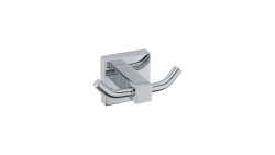Крючок настенный двойной Fixsen Metra Хром / FX-11105A