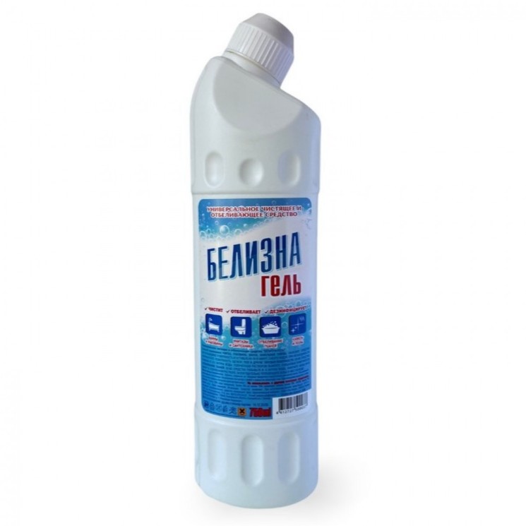 Моющее дез ср-во БЕЛИЗНА-ГЕЛЬ (0,75 л) на основе хлора ПЭТ-ФОРМ