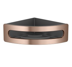 Полка для ванной угловая Keuco Elegance алюминий Розовое золото / 11657290001