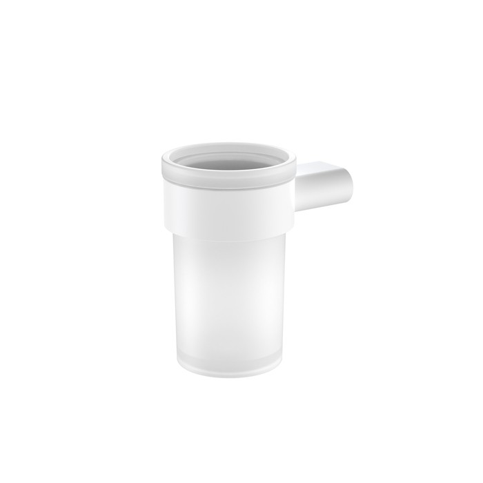 Стакан для щеток IDDIS подвесной латунь Белый матовый / PETWTSGi45
