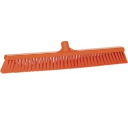 Щетка для подметания Vikan 610 мм мягкий ворс оранжевая / 31997