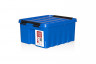 002-00.06 Rox Box Контейнер с крышкой и клипсами 2 синий