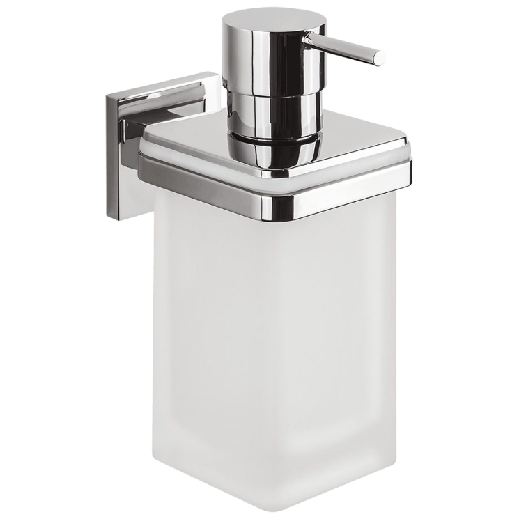 Дозатор для мыла COLOMBO DESIGN BASICQ 0,28 л настенный стекло / B9337
