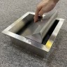 Встраиваемая крышка в столешницу поворотная над урной WisePro нерж сталь / 79-31