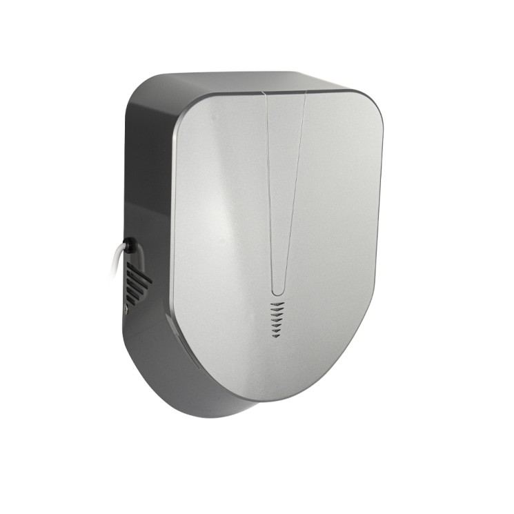 GFmark 6852-S Сушилка для рук V-windblade 1500 Вт пластик, серебристая (ОВАЛ)