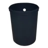 Ведро для мусора педальное WeltWasser ERFIE BL 8L Черный матовый / 10000000897