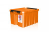 003-00.12 Rox Box Контейнер с крышкой и клипсами 3 оранжевый