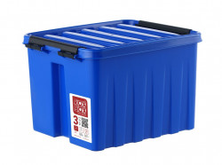 003-00.06 Rox Box Контейнер с крышкой и клипсами 3 синий