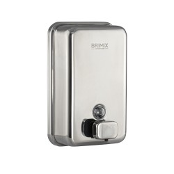 Дозатор для жидкого мыла BRIMIX из нержавеющей стали Хром / 615K