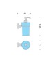 Дозатор для мыла COLOMBO DESIGN BASIC 0,25 л настенный стекло / B9332