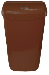 Корзина настенная для мусора Lime 974115 / 11 л / коричневый