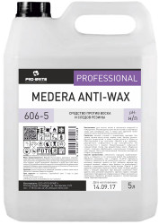 Средство Pro-Brite 606-5 MEDERA Anti-Wax / против воска и следов резины / 5 л