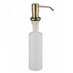 Дозатор для мыла Diadonna встроенный 300 мл металл пластик матовое золото / D66-1913G