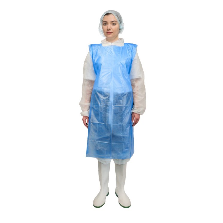 Фартук HACCPER Polytex 140 в пластах 1325х750 мм, 80 мкм ( упак.120 шт.) Синий / 140752-80П