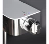 Душевая система AM.PM Func стойка с тропическим душем, термостатом, смесителем, изливом Хром / F078F300