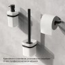 Ершик для унитаза настенный AM.PM Func со стеклянной колбой Черный / A8F33322