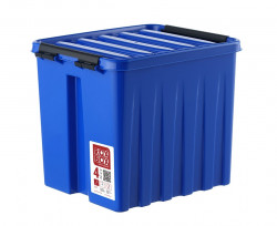 004-00.06 Rox Box Контейнер с крышкой и клипсами 4 синий