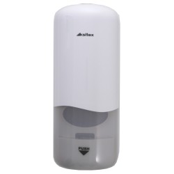 Дозатор жидкого мыла 1 л пластик белый Ksitex / SD-913W-1000