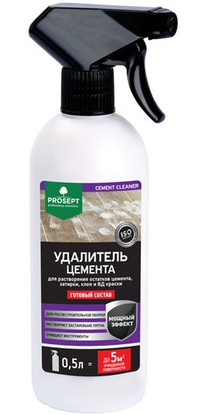 Удалитель цемента триггер 0,5л Prosept CEMENT CLEANER / PS-022-05
