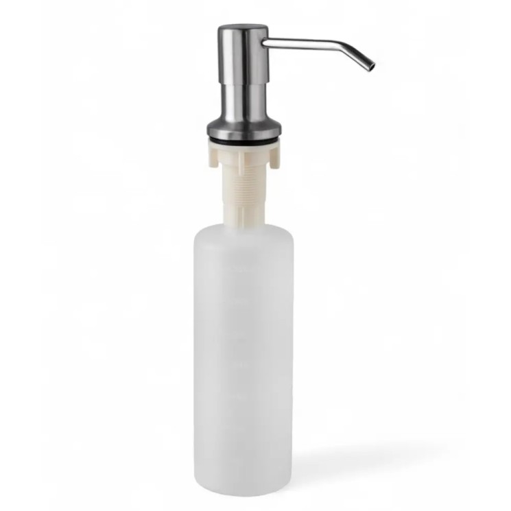 Дозатор для мыла Diadonna встроенный 300 мл металл пластик матовая сталь / D66-1913S