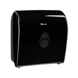 Диспенсер для бумажных полотенец Merida Como black автомат пластик черный / CCC301