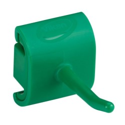 Гигиеничное настенное крепление Vikan и одинарный крюк 41,5 мм зеленый / 10122