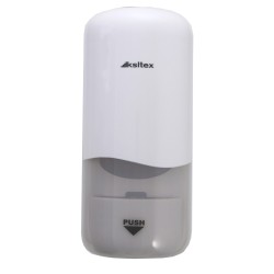 Дозатор жидкого мыла 0,5 л пластик белый Ksitex / SD-912W-50