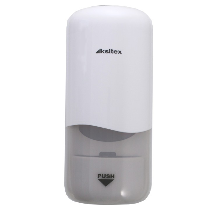 Дозатор жидкого мыла 0,5 л пластик белый Ksitex / SD-912W-50