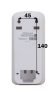 Дозатор жидкого мыла 0,5 л пластик белый Ksitex / SD-912W-50