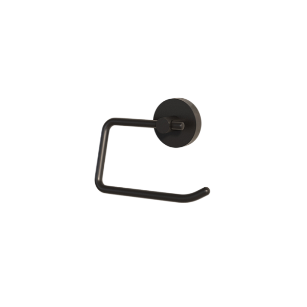 Держатель для туалетной бумаги IDDIS без крышки Черный матовый / SENSB00i43