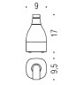Дозатор для мыла COLOMBO DESIGN ALIZE 0,5 л настольный стекло / B9331