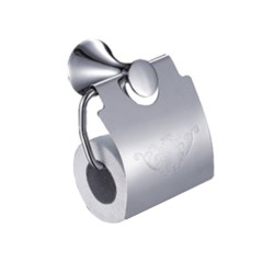 Держатель для туалетной бумаги Potato c крышкой металл хром / P7503
