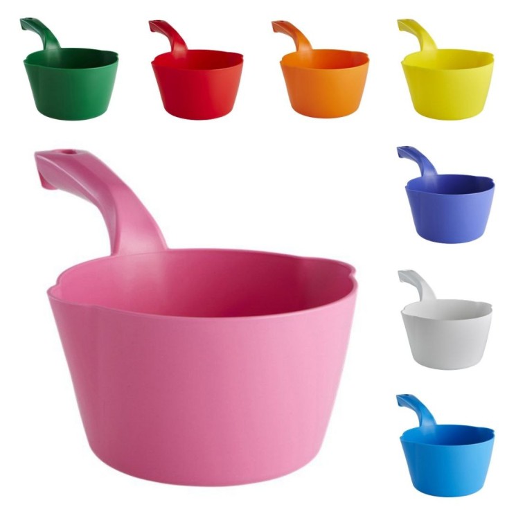 Ковш Vikan круглый 1 литр, 295х155х95 мм, пластик