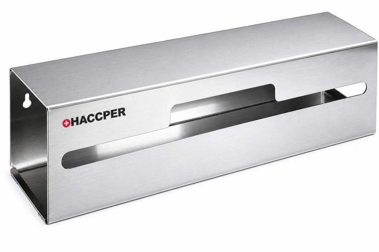 Диспенсер HACCPER Control Point для фартуков в рулонах, 450х120х120 мм, Матовая сталь / 101045