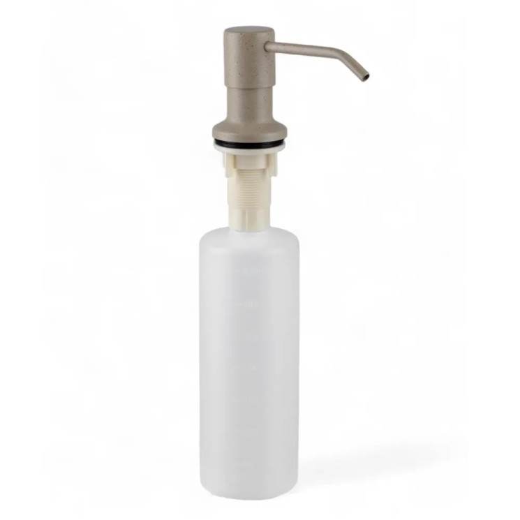 Дозатор для мыла Diadonna встроенный 300 мл металл пластик бежевый / D66-1913SM