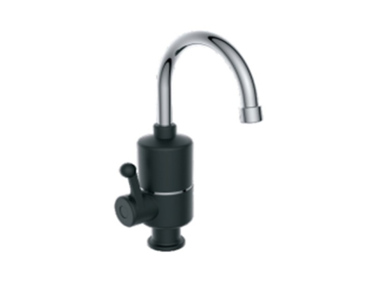 Смеситель электрический Potato металл пластик черный хром / P0061-6