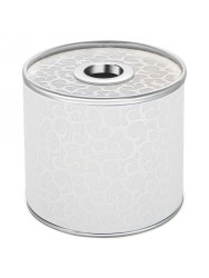 Салфетница GERALIS FLOWER кант хром Белый / S-FWH
