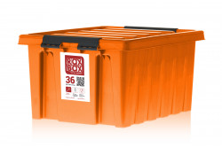 036-00.12 Rox Box Контейнер с крышкой и клипсами 36 оранжевый