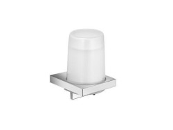 Дозатор для жидкого мыла Keuco Edition механический настенный 250 мл латунь стекло белый хром / 11152019000
