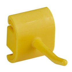 Гигиеничное настенное крепление Vikan и одинарный крюк 41,5 мм желтый / 10126