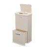 Мусорное ведро сенсорное EKO Vintage 32+18 л, Ваниль / EK9336 P-32L+18L-VN