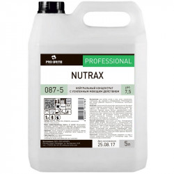 Нейтральный концентрат c усиленным моющим действием Pro-Brite NUTRAX 087-5 / для уборки твёрдых поверхностей, глянцевых полов / 5 л